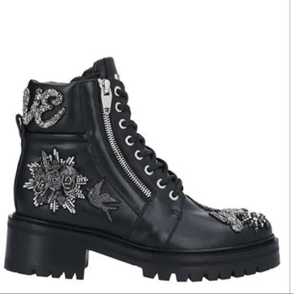 BALMAIN Embroidered Ranger Boots